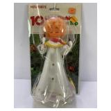 VINTAGE MERRYBRITE ANGEL CHRISTMAS TREE TOPPER IN