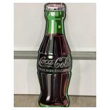 1995 COCA-COLA BOTTLE METAL ADVERTISING SIGN - 40"