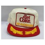 DIET COKE RACING SNAP BACK PATCH TRUCKER HAT