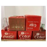 LOT OF 5 COCA-COLA PLASTIC BOTTLE CARRIERS WITH