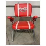 COCA-COLA METAL LEG CHAIR