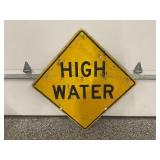 HIGH WATER STREET SIGN - 30" X 30"