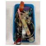 LARGE LOT OF WRIST WATCHES FOR PARTS OR REPAIR