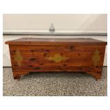 CAVALIER FURNITURE METAL ORNATE CEDAR BLANKET