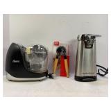 NUTCRACKER, HAMILTON BEACH CAN OPENER AND OSTER