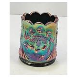 FENTON CARNIVAL GLASS TOOTHPICK HOLDER - 2 1/2"