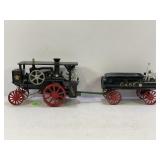 VINTAGE JI CASE STEAM ENGINE TRACTOR + TENDER