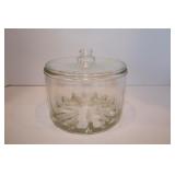 SANITARY GLASS CHEESE PRESERVER