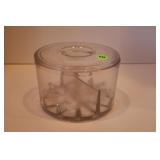 DORSET GLASS CHEESE PRESERVER