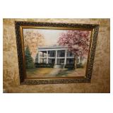 SHAUNA 1992 OIL ON CANVAS FRAMED PAINTING OF