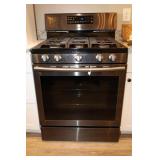 SAMSUNG BLACK CHROME GAS STOVE - CURRENTLY SET