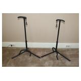 LOT OF 2 GUITAR STANDS
