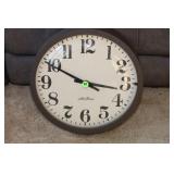 SETH THOMAS BATTERY OPERATED SCHOOL WALL CLOCK -