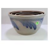 ROWE POTTERY WORKS 4 PC NESTING BOWL SET