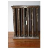 PRIMITIVE GALVANIZED 12 HOLE CANDLESTICK MOLD