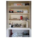 CONTENTS OF SHELF IN LAUNDRY ROOM - FIRE KING,