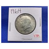1964 KENNEDY HALF DOLLAR