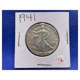 1941 WALKING LIBERTY HALF DOLLAR