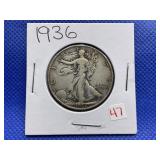 1936 WALKING LIBERTY HALF DOLLAR