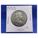 1953 FRANKLIN HALF DOLLAR