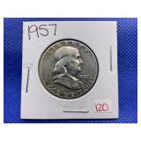 1957 FRANKLIN HALF DOLLAR