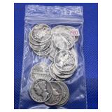 LOT OF 20 ASSORTED DATE SILVER DIMES