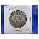 1946 WALKING LIBERTY HALF DOLLAR