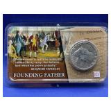 1963 FRANKLIN HALF DOLLAR IN LITTLETON HOLDER