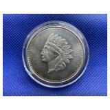 INDIAN HEAD 1 OUNCE SILVER ROUND