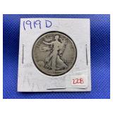 1919 D WALKING LIBERTY HALF DOLLAR