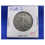 1928 S WALKING LIBERTY HALF DOLLAR