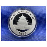 2022 CHINESE 30 GRAM SILVER PANDA