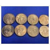 LOT OF 8 SACAJAWEA DOLLAR COINS