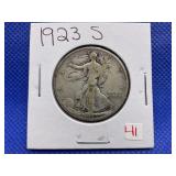 1923 S WALKING LIBERTY HALF DOLLAR