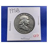 1958 FRANKLIN HALF DOLLAR
