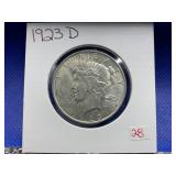 1923 D PEACE DOLLAR