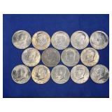 1984 KENNEDY HALF DOLLARS - LOT OF 14
