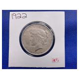 1922 PEACE DOLLAR