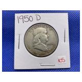 1950 D FRANKLIN HALF DOLLAR