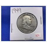 1949 FRANKLIN HALF DOLLAR