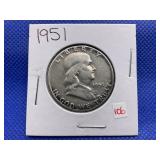 1951 FRANKLIN HALF DOLLAR