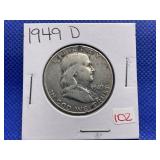 1949 D FRANKLIN HALF DOLLAR