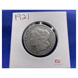 1921 MORGAN SILVER DOLLAR