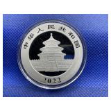 2022 CHINESE 30 GRAM SILVER PANDA