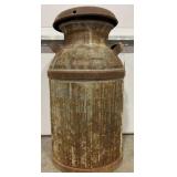 PRODUCERS CREAMERY CELINA, OHIO METAL MILK CAN