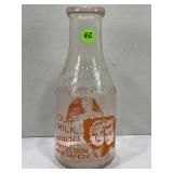 MIAMI CO. ONE QUART CREAM SEPARATOR BOTTLE