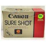 CANON SURE SHOT CAMERA IN THE ORIGINAL BOX W/ FILM