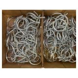 LARGE LOT OF CURTAIN OR SAFETY WIRE HANGERS