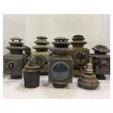 FORD & E&J EARLY AUTOMOTIVE KEROSENE DRIVING LAMPS
