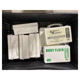 CRATE FULL OF FIRST AID BOXES - EMPTY